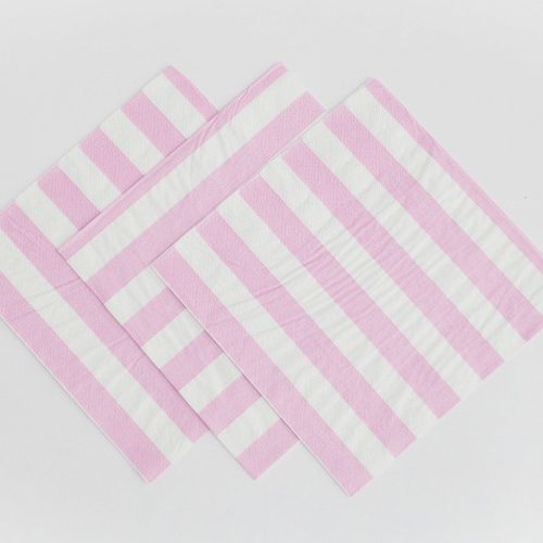 Stripes Pink Napkins